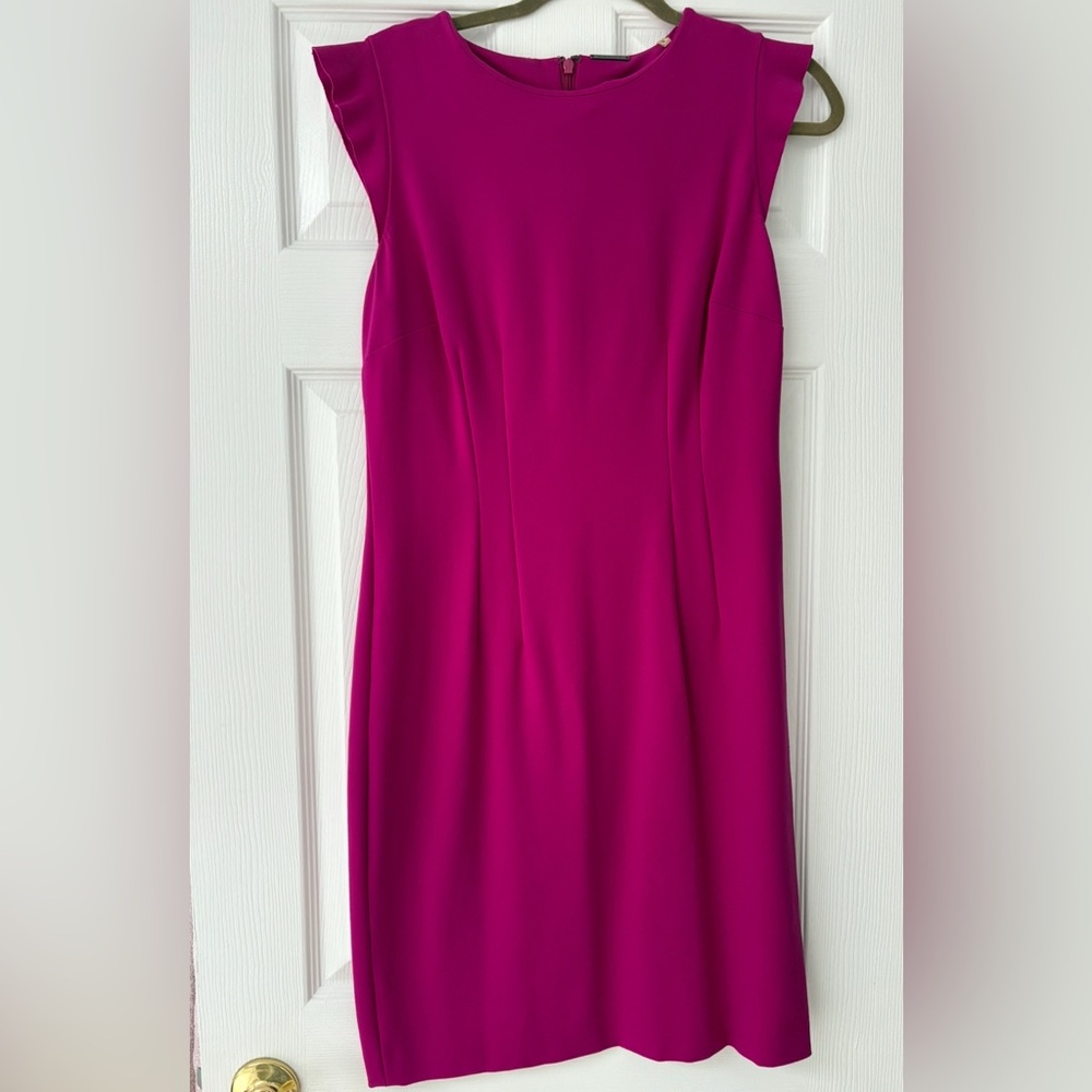 Elie Tahari Fuchsia Mini Dress